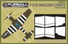 1/48 North-American P-51B Invasion Stripes Masks