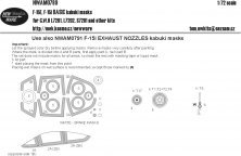 1/72 McDonnell F-15E, F-15I Eagle Basic kabuki masks