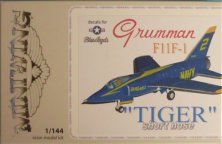 1/144 Scale Grumman F-11F-1 "TIGER" short nose / Blue Angels