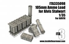 Inside the Armour Stockage Munitions 105mm Stalwart 1/35