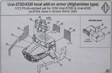 1/72 Ural-375D/4320 add-on armor (Afghanistan)