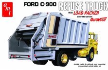 1/25 Ford C-600 Gar Wood Load Packer Garbage Truck