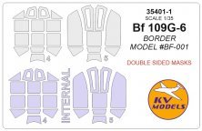 1/35 Messerschmitt Bf-109G-6 Double-sided masks + wheels masks