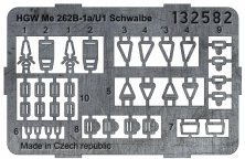 1/32 Seatbelts Me262B Schwalbe
