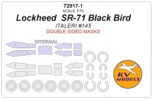 1/72 Lockheed SR-71 Black Bird Double-sided and wheels masks