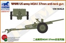 1/35 WWII US army M3A1 37mm anti-tank gun