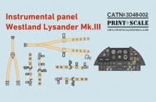 Print Scale 1/48 Westland Lysander Mk.III Tableau de bord
