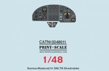 1/48 Instrument panel Savoia-Marchetti SM.79