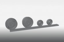 1/72 Phantom F-4 wheels