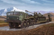Trumpeter Modellbausatz MAZ-537 Panzertransporter 1/35