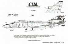 1/32 F-4N Phantom 150480 NK/100 VMFA-323 Death Rattlers CAG