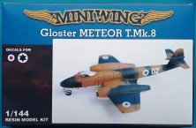 1/144 Gloster Meteor F.8 with decals for IAF