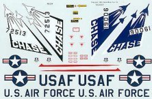 D�calcomanies F-106A/F-106B Detachment 15 B-1 1/48