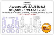 1/48 Aerospatiale SA.365N Dauphin 2, US HH-65A, Z-9G Armed