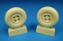 1/32 Supermarine Spitfire Mk.IX 4-Slot main wheels (Tamiya)