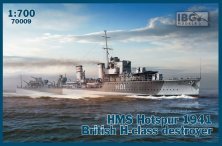 1/700 Hms Hotspur 1941 British H-class destroyer
