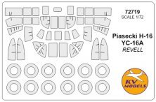 1/72 Piasecki H-16 / YC-16A paint masks