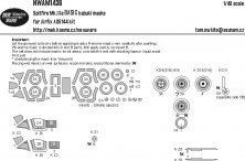 Masque 1/48 Spitfire Mk.IXe BASIC pour Airfix
