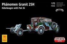 1/72 Phanomen Granit 25H Kbelwagen with Pak 36