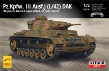 Attack 1/72 Pz.Kpfw. III Ausf.J L/42 DAK Profi