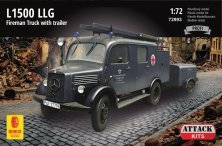 Maquette Camion Pompiers Allemand L1500S LLG 1/72 Maquette Camion Pompiers Allemand L1500S LLG 1/72
