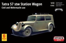 1/72 Tatra 57stw Station Wagon Civil and Wehrmacht