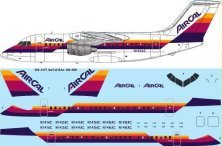 1/144 AirCal BAe 146-200 laser decal