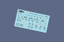 1/24 Hawker Typhoon Mk.IB airframe stencil/data