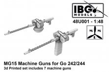 1/48 MG15 Machine Guns for Gotha Go-242/244