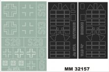 1/32 Junkers Ju 87A canopy + insignia masks