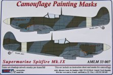 1/32 Supermarine Spitfire Mk.IXc Camouflage Painting Masks