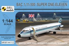1/144 Bac 1-11-500 British Midland, Jersey European, Shannon
