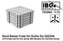 1/72 Gotha Go-242A-1/Go-244B-1 Sand Ballast Crate for IBG