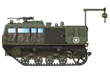 1/72 M4 HighSpeed Tractor 155mm/8in/240mm