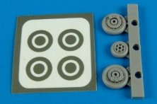 1/72 Grumman F9F-2/F9F-2P/F9F-3 Panther wheels & paint masks (de