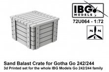 1/72 Sand Balast Crate for Gotha Go 242/244