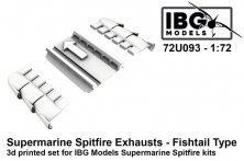 IBG Models �chappements Spitfire Fishtail 1/72