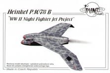 Maquette Heinkel He-P.1078B Caccia Notturno 1/72