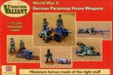 1/72 WWII German Paratroopers and heavy weapons