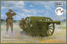 1/35 75mm Field Gun wz. 1897 with Polish Artillerymen figures
