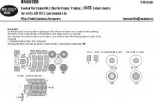 1/48 Mask Hawker Hurricane Mk.I BASIC for Airfix