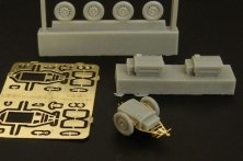 1/144 RAF WWII start cart 2x. PE/ resin kit of UK start cart WW