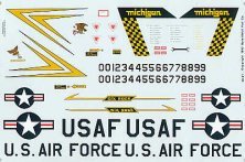 Convair F-106A Delta Dart 191FIG Six Pack 1/48 Convair F-106A Delta Dart 191FIG Six Pack 1/48