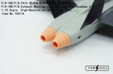 FabScale 1/72 F/A-18E/F/G Tuy�res �chappement Tardives Academy