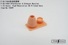 FabScale 1/72 F-20 Tigershark Postcombustion Tuy�res Hasegawa