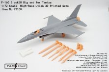 FabScale F-16C Fighting Falcon Block 50 1/72 Big Set Tamiya