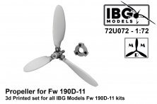 1/72 Propeller for Fw 190D-11