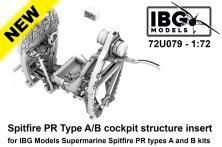 1/72 Spitfire PR Type A/B/C/E Cockpit structure