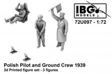 IBG Models Pilota e Equipaggio Polacco 1939 1/72