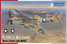 1/72 P-40F/L Warhawk Desert Hawks with Merlin